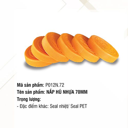Nắp Hũ Nhựa 70mm